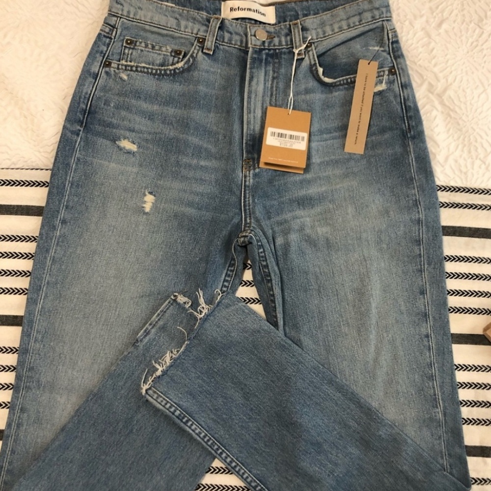 Julia High Cigarette w/ Split Hem
